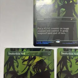 Snakeskin Veil Standard Showdown Promos Foil Crimped Top Edges Factory Error - Image 2