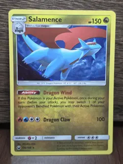 Salamence 106/168 Cosmos Holo Rare Promo Celestial Storm SM Pokemon Card NM - Image 1