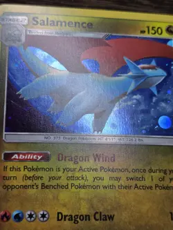 Salamence 106/168 Cosmos Holo Rare Promo Celestial Storm SM Pokemon Card NM - Image 2