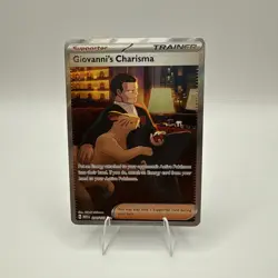 Giovanni's Charisma 204/165 Pokemon 151 NM - Image 1