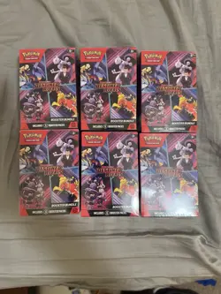 Pokemon Scarlet & Violet Destined Rivals Booster Bundle Sealed Lot Of 6 - Image 1