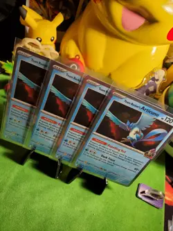 Pokemon TCG New Destined Rivals Set Holo Team Rockets Articuno 51/182 Lot of 4 - Image 2