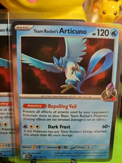 Pokemon TCG New Destined Rivals Set Holo Team Rockets Articuno 51/182 Lot of 4 - Image 3