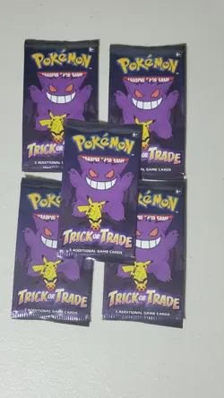 Pokemon TCG Halloween 2022 Trick or Trade Booster Bundle Lot Of 5 Packs - Image 1