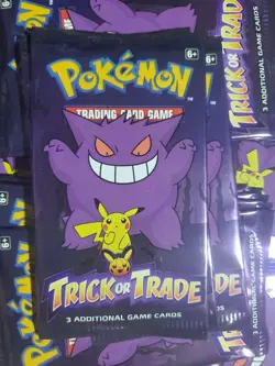 Pokemon TCG Halloween 2022 Trick or Trade Booster Bundle Lot Of 5 Packs - Image 2