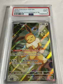 2025 Pokemon Scarlet & Violet Promos #173 Eevee Full Art PSA 9 - Image 1