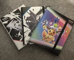Pokemon Prismatic, Black Bolt & White Flare Binder's Bundle. Binders only. - Image 1