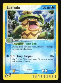Pokemon Ludicolo 020 Nintendo Holo Black Star Promo HP - Image 1
