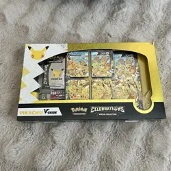 Pokemon TCG Celebrations Special Collection Pikachu V Union Box Factory Sealed - Image 1