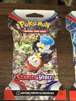 4x Pokemon Scarlet and Violet Booster Packs Complete Art Set 2023 820650853258 - Image 5