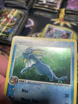Pokemon Vaporeon 6/17 POP Series 3 Promo Holo Rare HP/DMG - SWIRL - Image 3