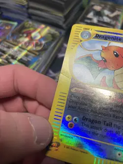 Pokemon Dragonite 43/165 WotC Expedition Reverse Holo Rare HP - Image 3