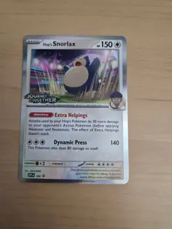 Hop's Snorlax Pokemon Scarlet & Violet Journey Together 184 2025 - Image 1