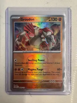 Pokemon TCG - Prismatic Evolutions - Groudon Master Ball Pattern (049/131) - NM - Image 3