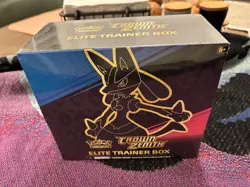 Pokemon TCG Sword & Shield Crown Zenith ETB Elite Trainer Box Factory Sealed - Image 1