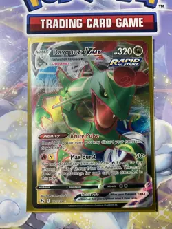 Pokemon TCG Rayquaza VMAX Crown Zenith 101/159 Holo Ultra Rare Mint! - Image 1