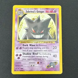 Pokemon TCG Gym Challenge Sabrina's Gengar 29/132 Non Holo - Image 1