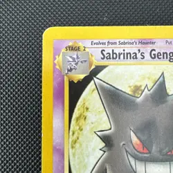 Pokemon TCG Gym Challenge Sabrina's Gengar 29/132 Non Holo - Image 2
