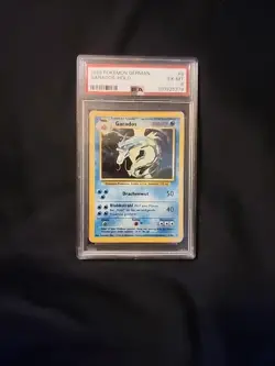 1999 Pokemon German Base Set Garados Gyarados Holo #6 PSA 6 EX-MT - Image 1