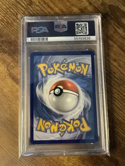 2019 POKEMON SUN & MOON HIDDEN FATES #SV55 FULL ART/GLACEON GX PSA 9 - Image 2