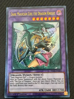 Dark Magician Girl the Dragon Knight (Alternate Art) DLCS-EN006 Ultra Rare - Image 1