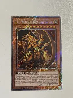 The Winged Dragon of Ra RA04-EN118 Platinum Secret Rare 1st Ed Yugioh NM - Image 1