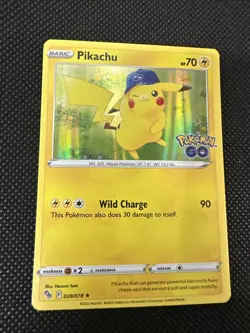Pikachu 028/078 Pokemon GO Holo - Image 1