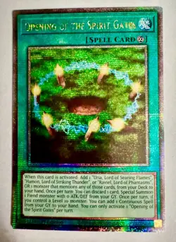 Yugioh! Opening of the Spirit Gates - MP24-EN019 - Quarter Century Secret Rare - Image 1