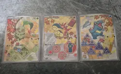 Pokemon First Partner Illustration Collection Series 2 Johto Gen 2 ( Set Of 3 ) - Image 1