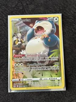 Pokemon TCG Snorlax TG10/TG30 Astral Radiance TG Ultra Rare Holo 2022 - Image 2