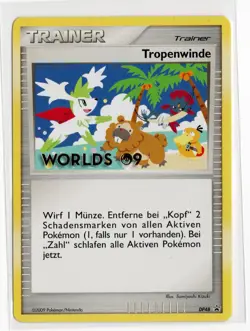 Pokemon GERMAN Tropical Wind (Tropenwinde) DP48 Worlds 09 Black Star Promo LP - Image 1