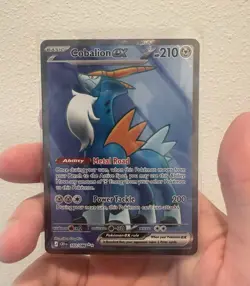 Pokemon TCG Cobalion EX Holo Ultra Rare English 210 HP 103/086 Chaos Rising - Image 1