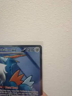 Pokemon TCG Cobalion EX Holo Ultra Rare English 210 HP 103/086 Chaos Rising - Image 3