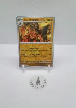 Pokemon - Hisuian Arcanine - 100/167 Sv06: Twilight Masquerade Reverse Holo Rare - Image 1