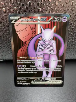 Pokemon Team Rocket's Mewtwo ex 213/182 SV Destined Rivals - Image 3