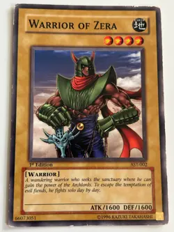 1st Edition Warrior of Zera - AST-002 - YuGiOh! Ancient Sanctuary - HP - Image 1