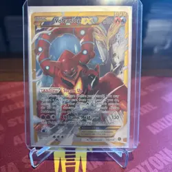 Pokemon Volcanion EX Secret Rare Full Art Holo XY Steam Siege 115/114 - Image 1