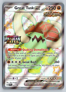 GREAT TUSK EX 072 SCARLET & VIOLET PROMO POKEMON HOLO NM - Image 1