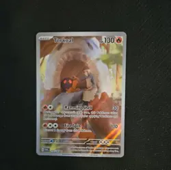 Torkoal 172/167 Twilight Masquerade Pokemon Card Illustration Rare NM Condition - Image 1