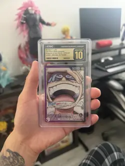 2024 ONE PIECE JP MONKEY D. LUFFY LEADER ALT ART OP09-061 CGC 10 PRISTINE D RC7 - Image 1