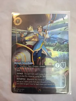 Disney Lorcana Enchanted Belle Mechanic Extraordinaire - Image 2