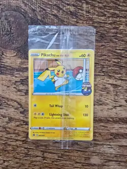 Sealed Pikachu on the Ball 001/005 - Futsal Pokemon Card - Pikachu England Shirt - Image 1