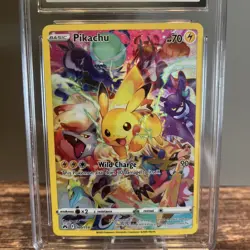 2023 POKEMON CROWN ZENITH SECRET RARE, HOLO #160 PIKACHU CGC 10 GEM MINT - Image 2