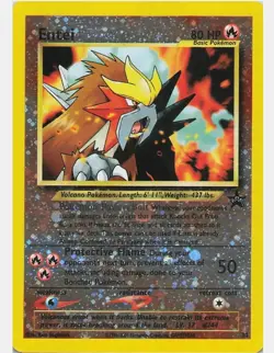 Entei 34/53 WOTC Movie Promo Reverse Holo Pokemon Card - Lightly Played - Image 1