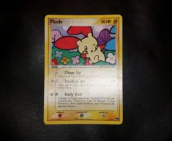 Plusle 5/17 POP Series 3 Holo Rare Pokemon Card DAMAGED - Image 1