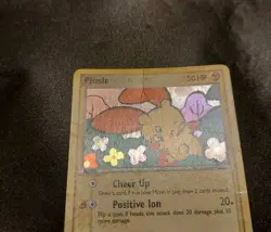Plusle 5/17 POP Series 3 Holo Rare Pokemon Card DAMAGED - Image 2
