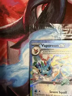 Vaporeon ex - (Prismatic Evolutions Stamp) 023/131 Miscellaneous Card Sealed NM - Image 2