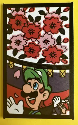 Luigi Black ver. Super Mario Bros HANAFUDA Playing Card Japanese - Image 1