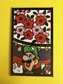 Luigi Black ver. Super Mario Bros HANAFUDA Playing Card Japanese - Image 2