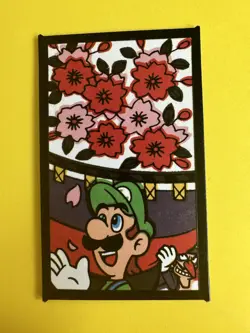 Luigi Black ver. Super Mario Bros HANAFUDA Playing Card Japanese - Image 3